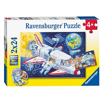 Ravensburger Puzzle Journey through Space, 2x24pcs.