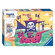 Ravensburger Puzzle & Play - Land in Sight, 2x24 pcs.