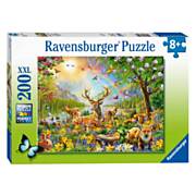 Ravensburger Puzzle Beautiful Deer Family, 200 pcs. XXL