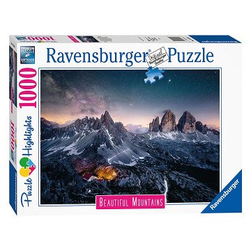 Ravensburger Puzzle Three Zinnen, Dolomites, 1000pcs.