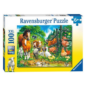 Ravensburger Puzzle Animal Gathering, 100 pcs. XXL