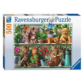 Ravensburger Puzzle Kittens in the Rack, 500pcs.