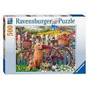 Ravensburger Puzzle Tag in der Natur, 500 Teile.