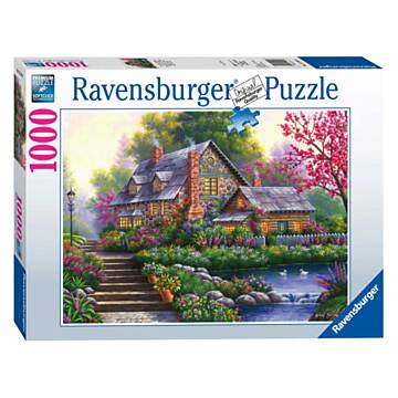 Ravensburger Puzzle Romantic Cottage, 1000pcs.