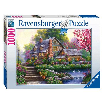 Ravensburger Puzzel Romantische Cottage, 1000st.