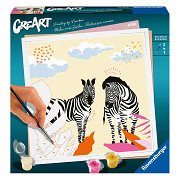 Painting by Numbers - Zebra