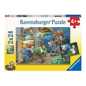 Fairy tales Jigsaw puzzle, 2x24 pcs.