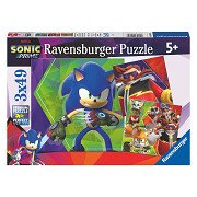 The Adventures of Bluey Jigsaw Puzzle, 3x49pcs.