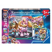 Ravensburger PAW Patrol The Mighty Movie Jigsaw Puzzle, 3x49pcs.