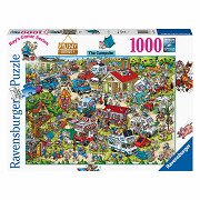 Holiday Resort 2 The Campsite Jigsaw Puzzle, 1000pcs.