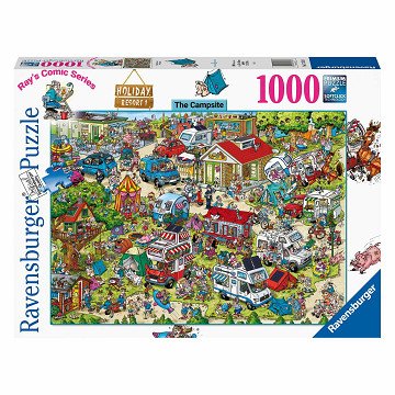 Holiday Resort 2 The Campsite Jigsaw Puzzle, 1000pcs.