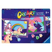 CreArt Painting by Numbers - Magical Unicorns