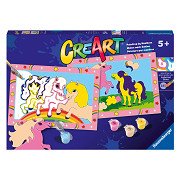CreArt Painting by Numbers - Jumping Ponies