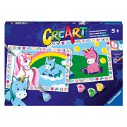 CreArt Painting by Numbers - Happy Unicorns