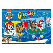 CreArt Malen nach Zahlen – PAW Patrol