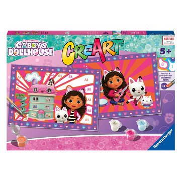 CreArt Malen nach Zahlen – Gabby's Dollhouse