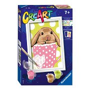 CreArt Paint by Number - Bunny Cup