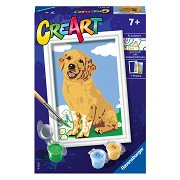CreArt Painting by Numbers - Friendly Retriever