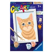 CreArt Malen nach Zahlen – Orange Tabby