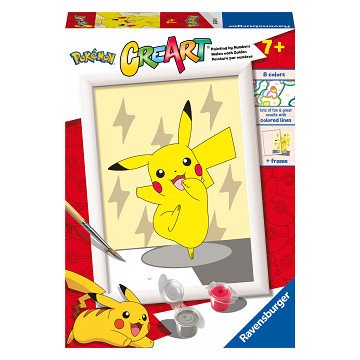 CreArt Malen nach Zahlen – Pikachu-Pose
