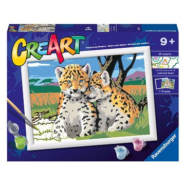 CreArt Paint by Numbers - Safari Friends