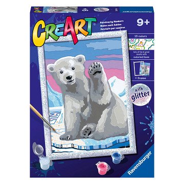 CreArt Painting by Numbers - Amazing Arctic Bear