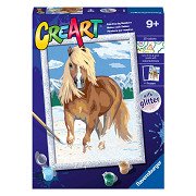 CreArt Malen nach Zahlen – Das königliche Pferd