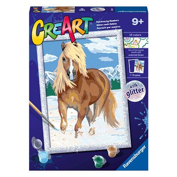 CreArt Painting by Numbers - The Royal Horse