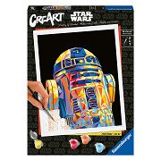 CreArt Painting by Numbers - Star Wars R2 D2