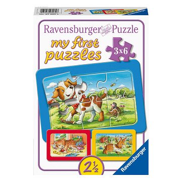 Jigsaw puzzle My Animal Friends, 3x6 pcs.