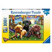 Jigsaw Puzzle XXL Dog Picnic, 100 pcs.