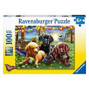 Legpuzzel XXL Honden Picknick, 100st.