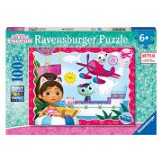 Puzzle XXL Gabby's Dollhouse, 100 Teile.