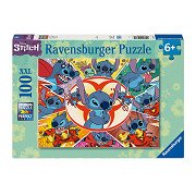 Puzzle XXL Stitch, 100 Teile.
