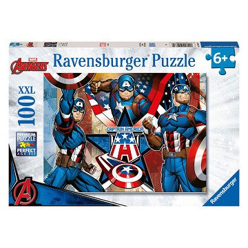 Puzzle XXL Captain America, 100 Teile.