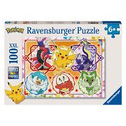 Puzzle XXL Pokémon, 100 Teile.
