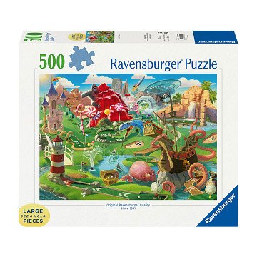 Puzzle Minigolf-Paradies, 500 Teile.