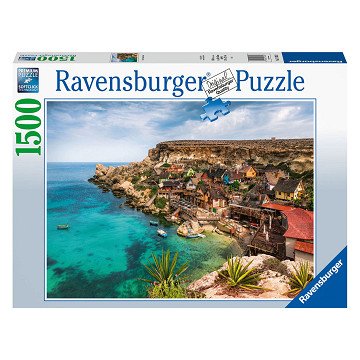 Puzzle Popeye Village Malta, 1500 Teile.