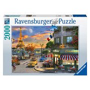 Jigsaw Puzzle Romantic Evening in Paris, 2000st.