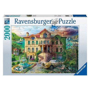 Puzzle Landhaus im Wandel der Zeit, 2000 Teile.