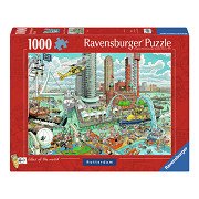 Jigsaw puzzle Fleroux Rotterdam, 1000 pcs.