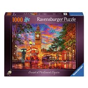 Jigsaw Puzzle Sunset On Parliament Square, London, 1000pcs.