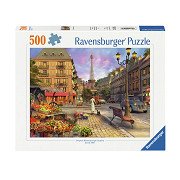 Puzzle Spaziergang durch Paris, 500 Teile.