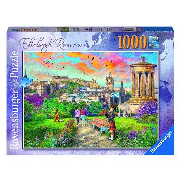 Puzzle Edinburgh Romance, 1000 Teile.