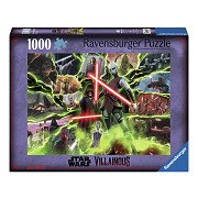 Puzzle Star Wars Villainous Asajj Ventress, 1000 Teile.