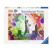 Jigsaw puzzle New York Postcard, 500 pcs.