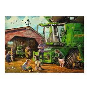 Jigsaw puzzle John Deere Then and Now, 1000 pcs.
