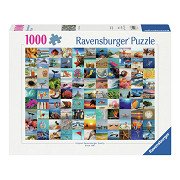 Ravensburger Puzzle 99 Momente auf See, 1000 Teile.