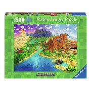 Ravensburger Puzzle „Welt von Minecraft“, 1500 Teile.