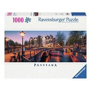 Jigsaw puzzle Evening in Amsterdam, 1000 pcs.